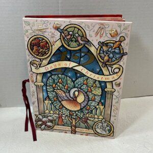VTG 1998 The Twelve Days of Christmas Song Children's Board Book 6 Panels
